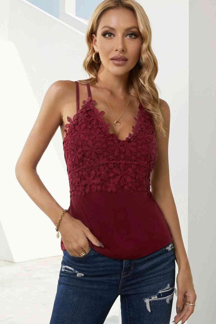 Stilla | Dobbelt Spaghetti Rem Cami Top