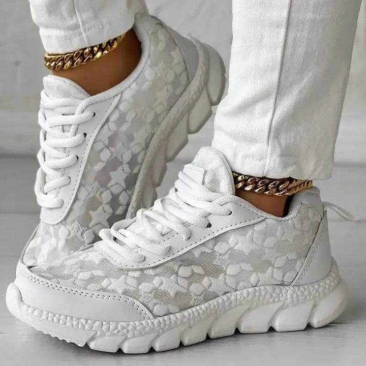 Dame ortopædiske sneakers med svangs støtte & slip-on Skovae