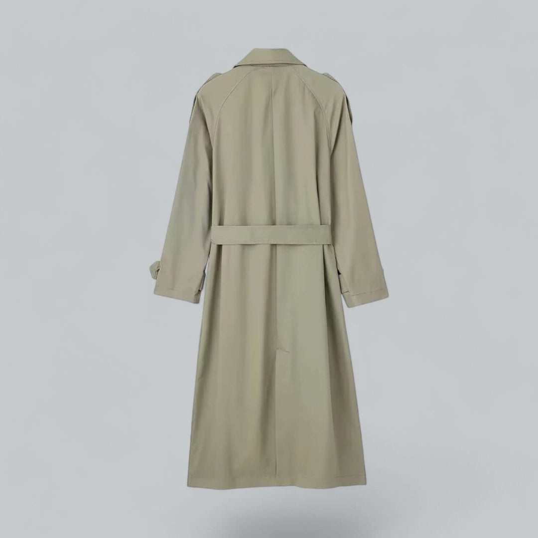 Stilla | Elegant dobbeltforet dames-trenchcoat med bælte