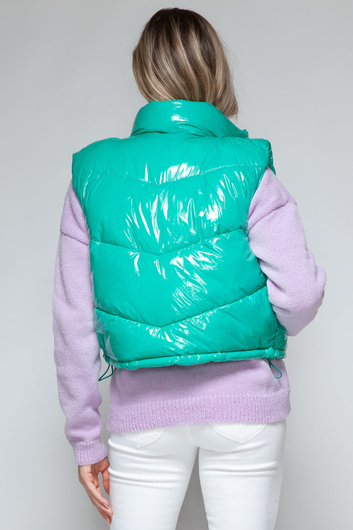 Stilla | Glitrende Stepp vest Snobish med Sportligt Design