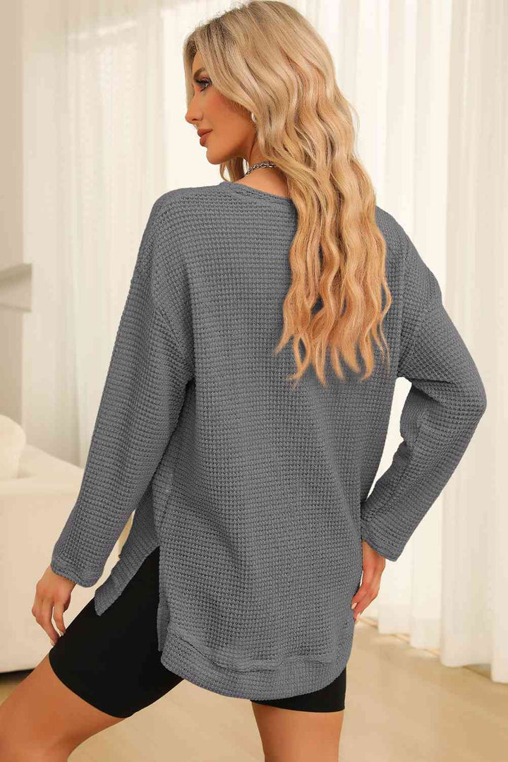 Stilla | Strik Rund Hals Langærmet Sweatshirt