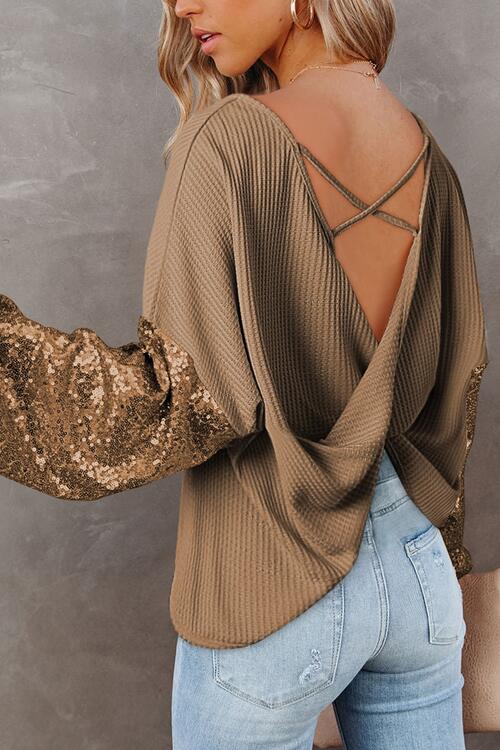 Stilla | Vaffel-strikket Bluse