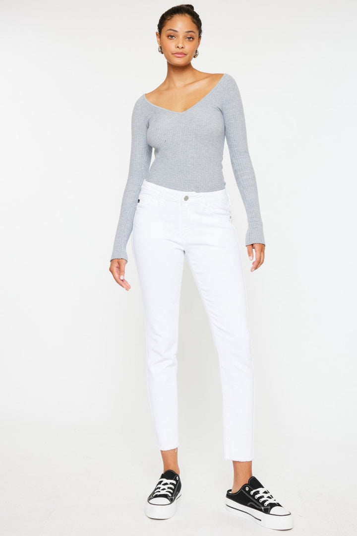 Stilla | Mid Rise Ankel Skinny Jeans
