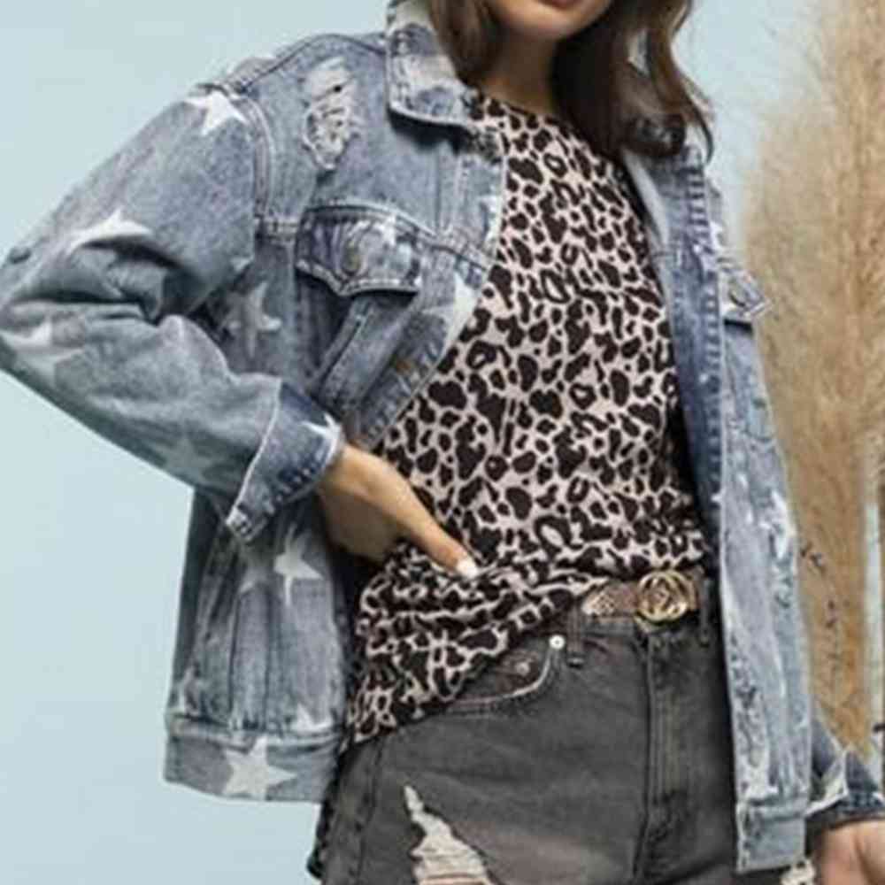Stilla | Slidt Denim Shacket