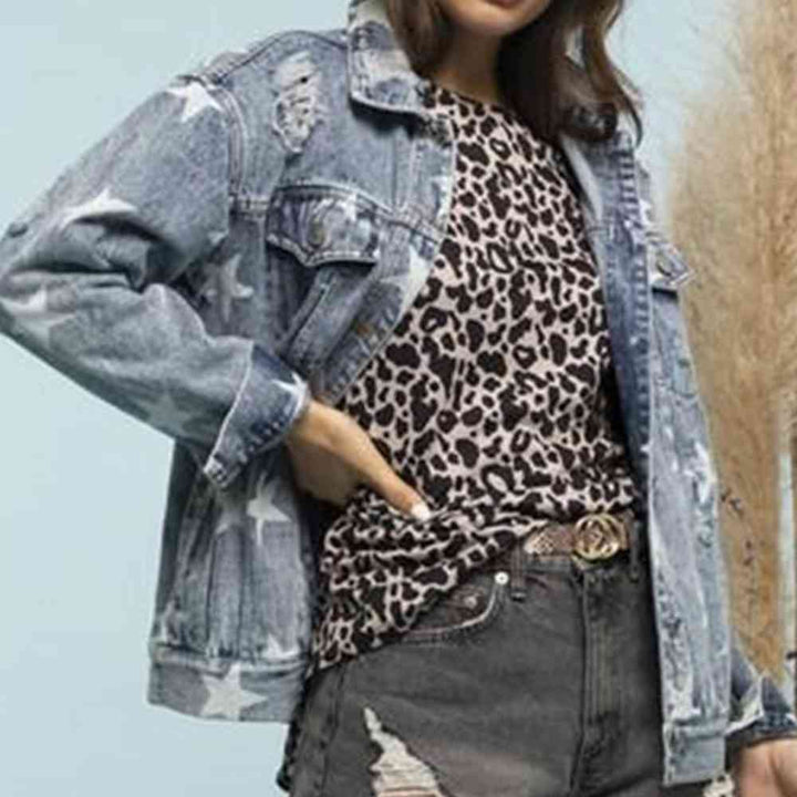Stilla | Slidt Denim Shacket