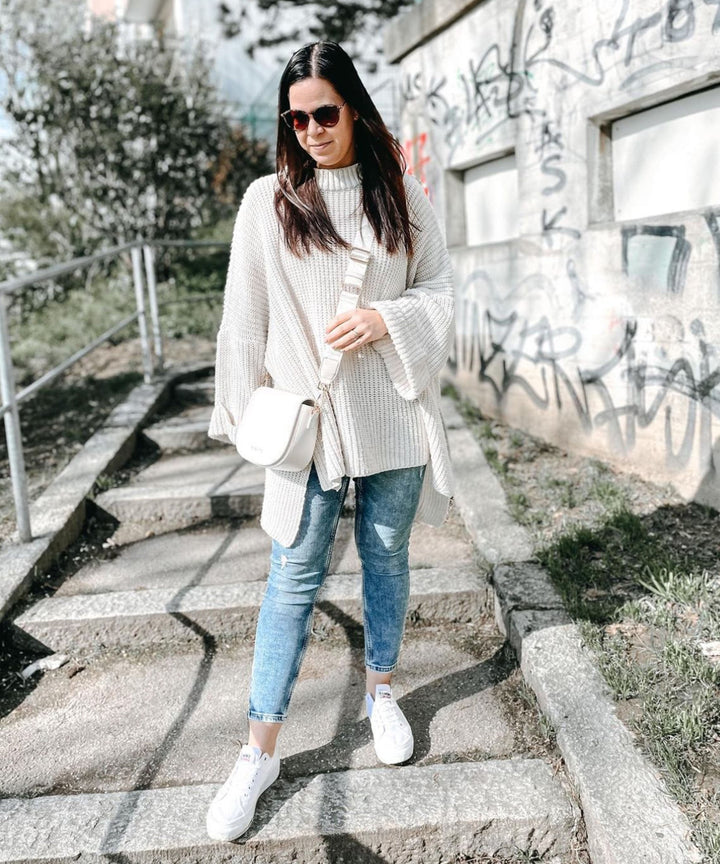Stilla | Cozy Oversized Strik Sweater I Blød Beige