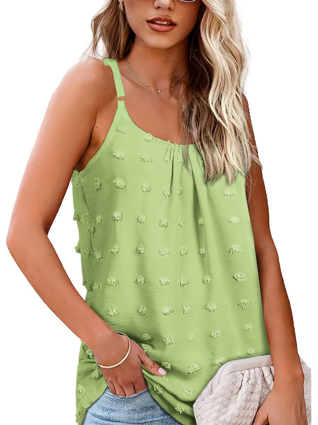 Stilla | Dot Scoop Hals Cami