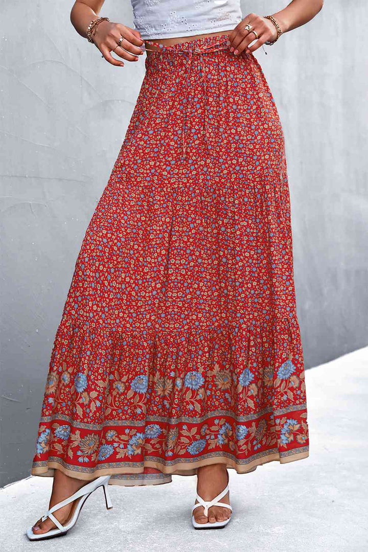 Stilla | Tie Maxi Skirt