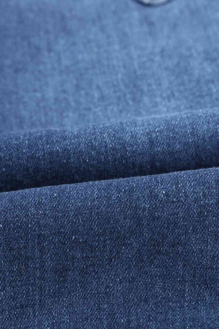 Stilla | Høj Talje Distressed Hem Detail Jeans