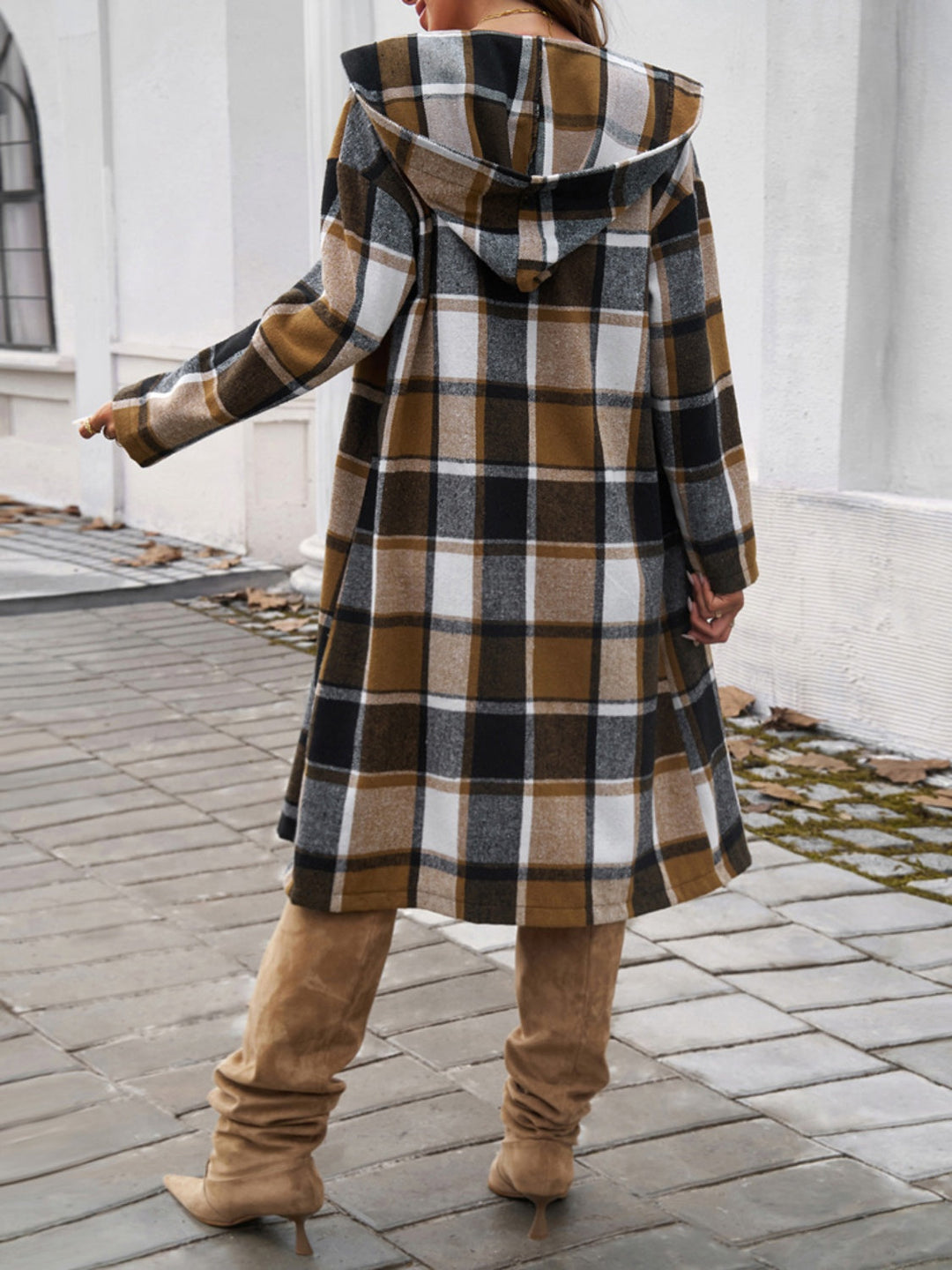 Stilla | Ternet Langærmet Hættetrøje Coat