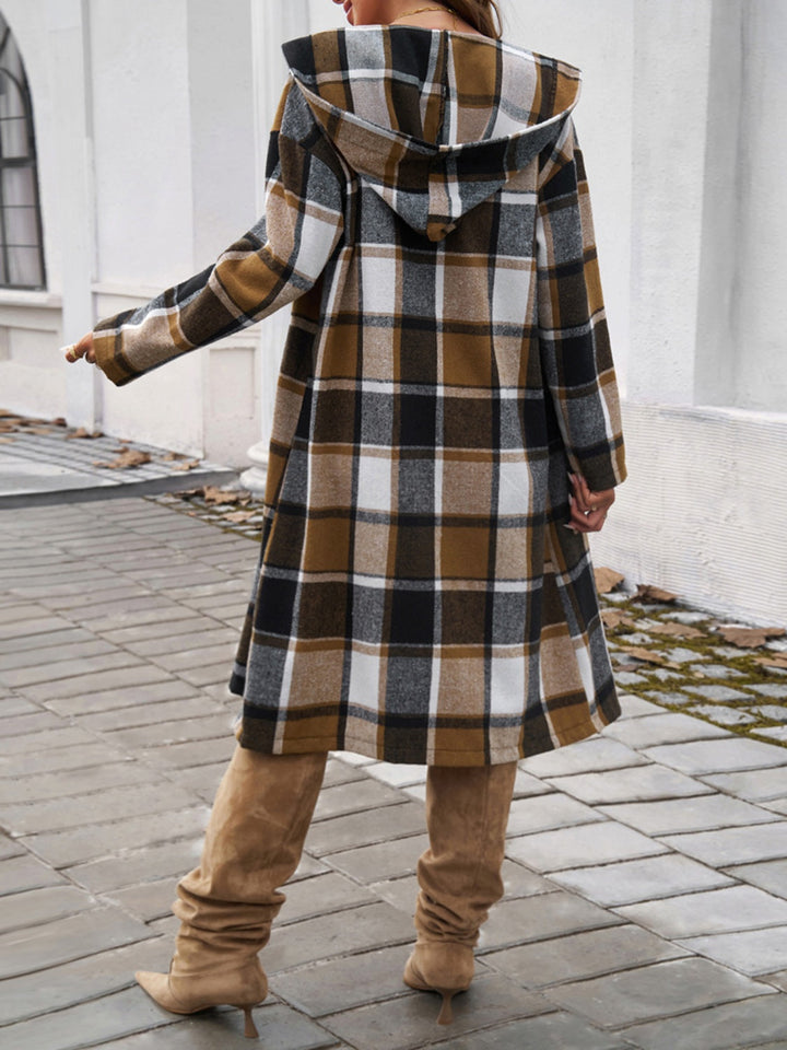 Stilla | Ternet Langærmet Hættetrøje Coat