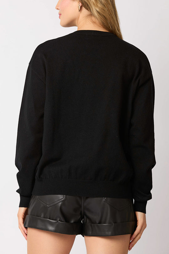 Stilla | JuleSoldat Pailletter Mode Casual Sweatshirt
