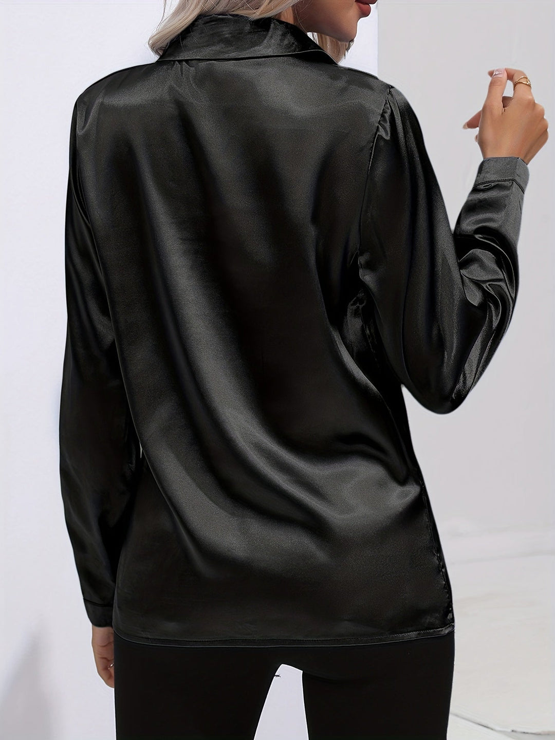 Stilla | Elegant Satinbluse