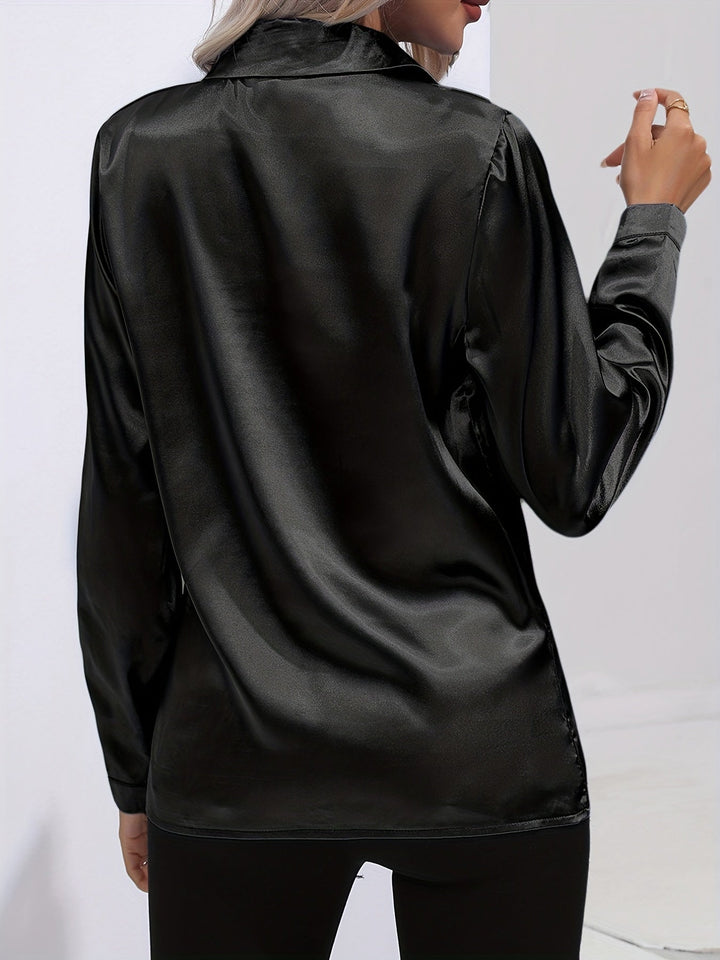 Stilla | Elegant Satinbluse