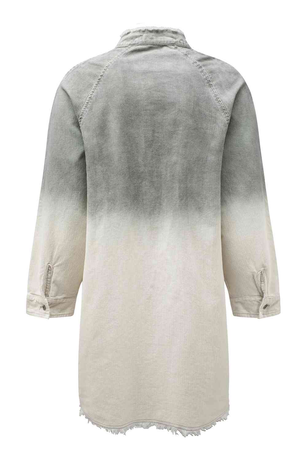Stilla | Tone Raw Hem Denim Kjole