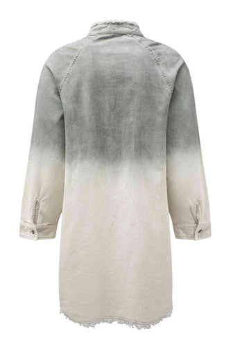 Stilla | Tone Raw Hem Denim Kjole