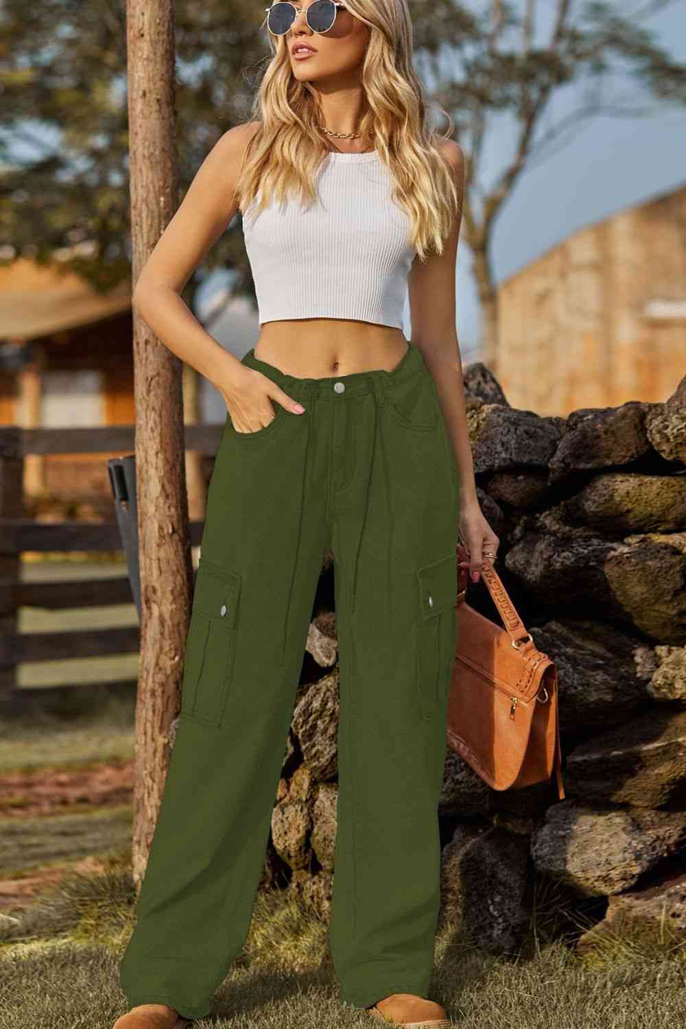 Stilla | Fit Snørejeans Med Lomme