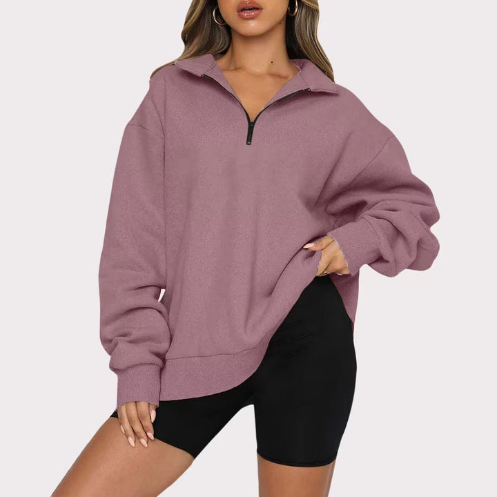 Stilla | Sweatshirt med Krave til Kvinder