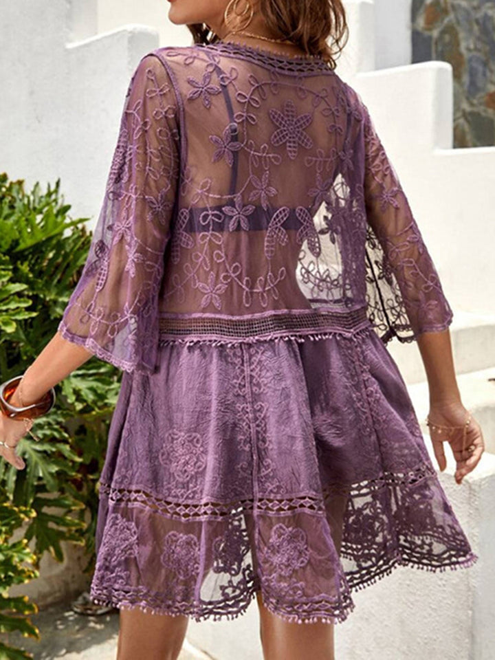 Stilla | Detalje Plunge Cover-up Kjole