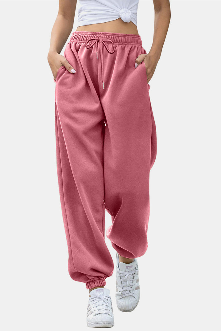 Stilla | Joggebukser med elastisk liv og lommer