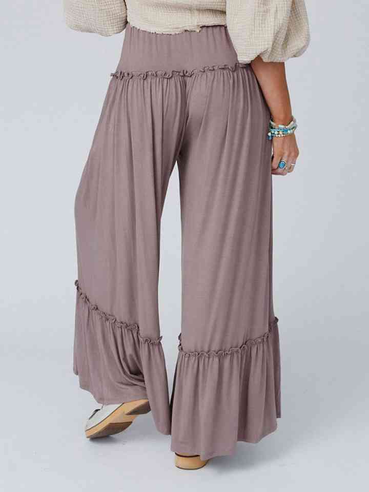 Stilla | Leg Ruffle Trim Bukser