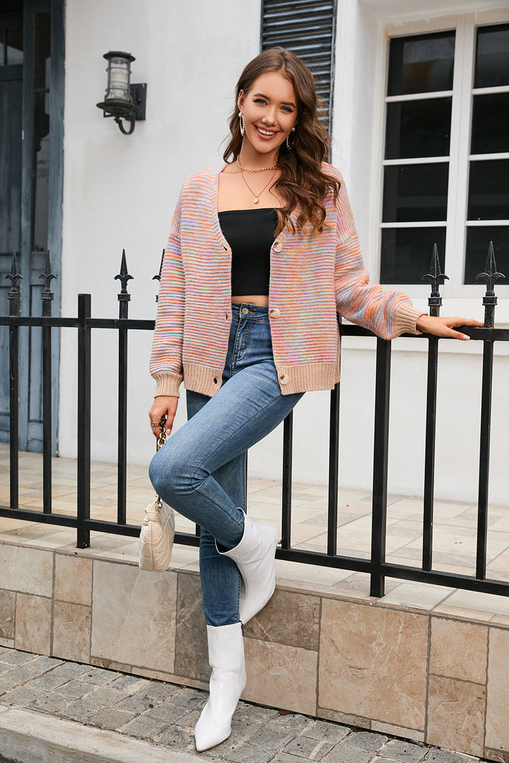 Stilla | Ribbing Knap Ned Cardigan
