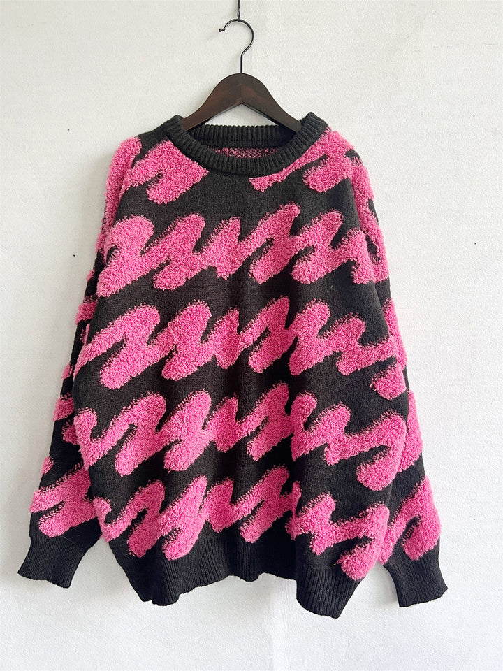 Stilla | Stribet Droppet Skulder Sweater