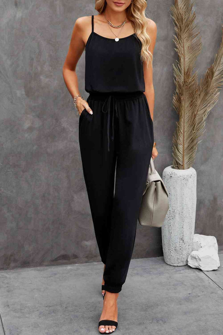 Stilla | Strop Jumpsuit Med Lommer