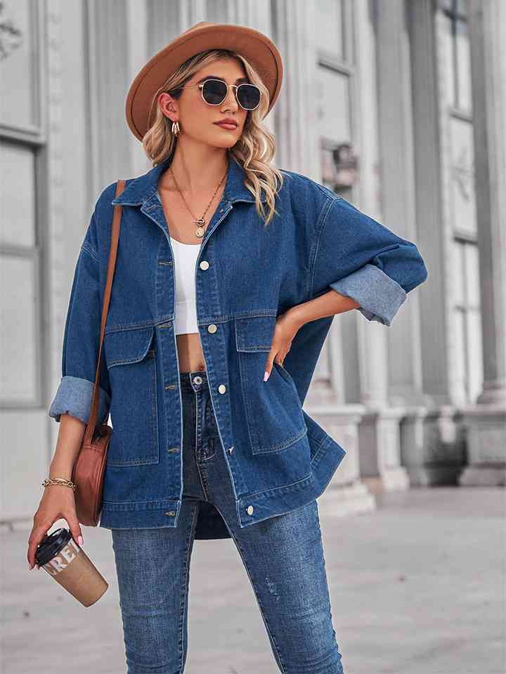 Stilla | Skulder Denim Jakke