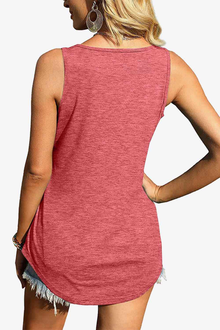 Stilla | Hem Square Neck Tank
