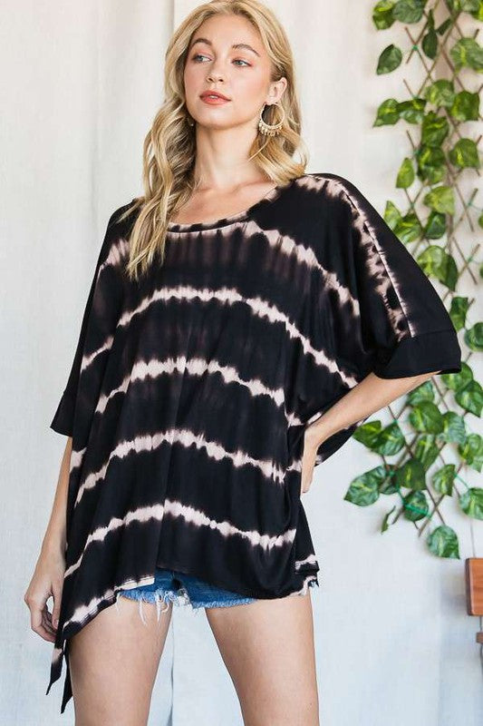 Stilla | Tie Dye Rund Hals Tunika