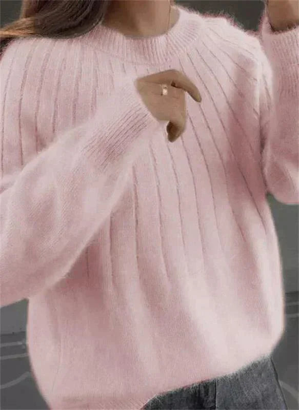 Stilla | Fuzzende Cashmere Lignende Strikpullover