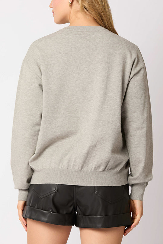 Stilla | JuleSoldat Pailletter Mode Casual Sweatshirt