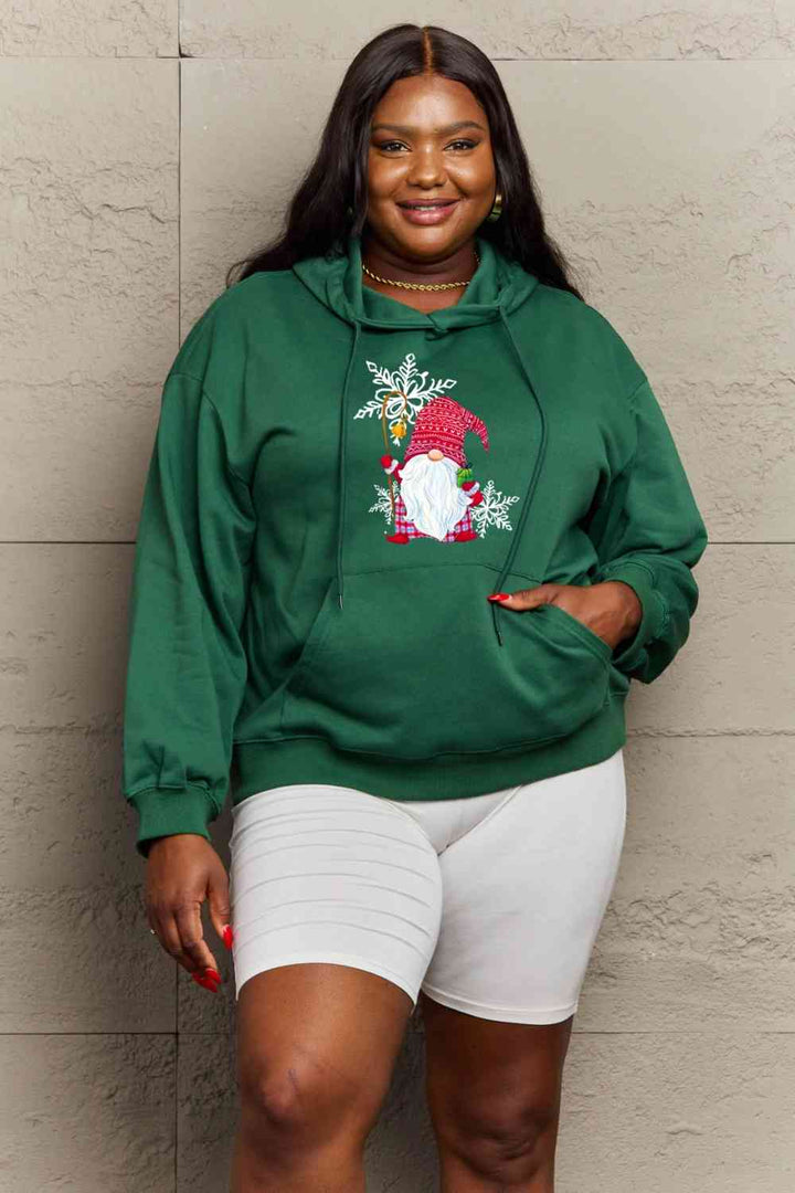 Stilla | Love Full Size Grafisk Hoodie
