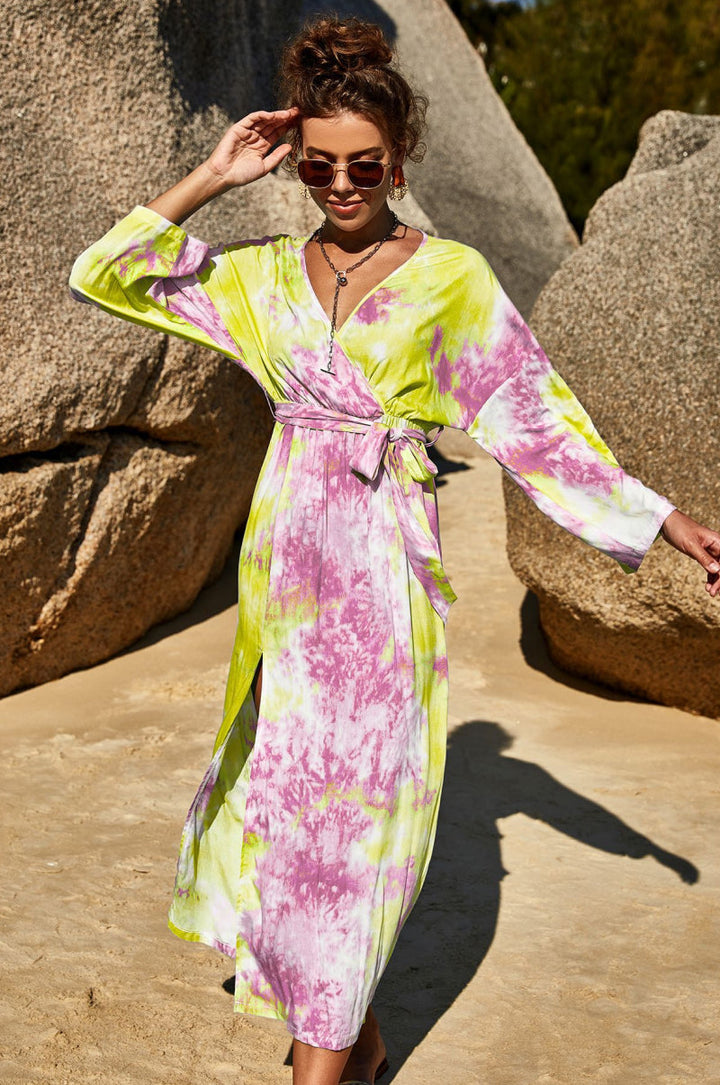 Stilla | Dye Wrap Maxi Kjole