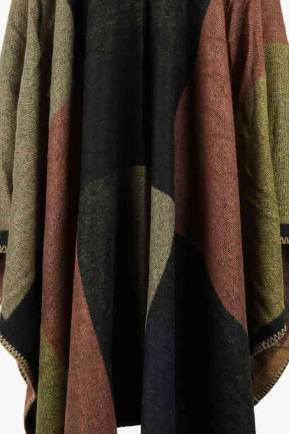 Stilla | Block Åben Front Poncho