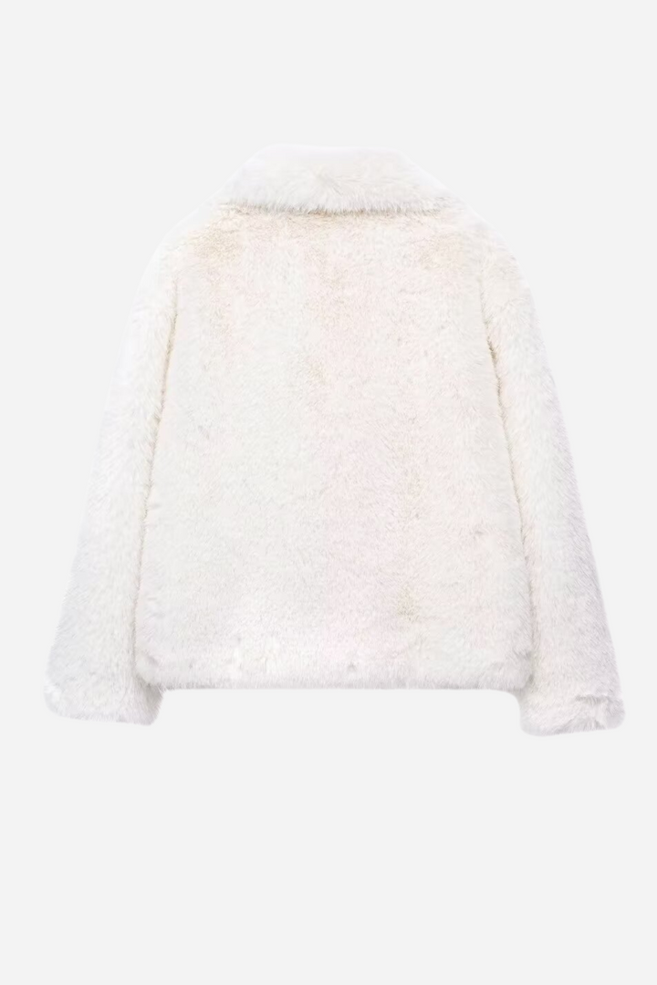 Stilla | Faux-fur-sjal-kravejakke