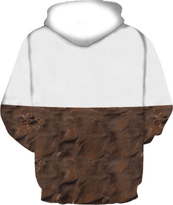 Unisex hættebluse med kreativ Nutella-design Stilla