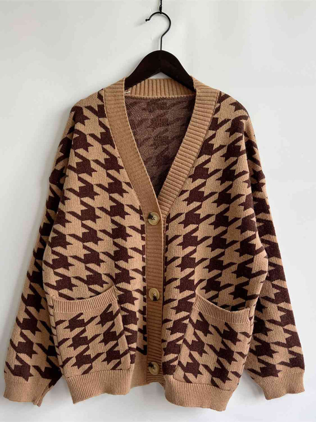 Stilla | Knap Front Cardigan Med Lommer