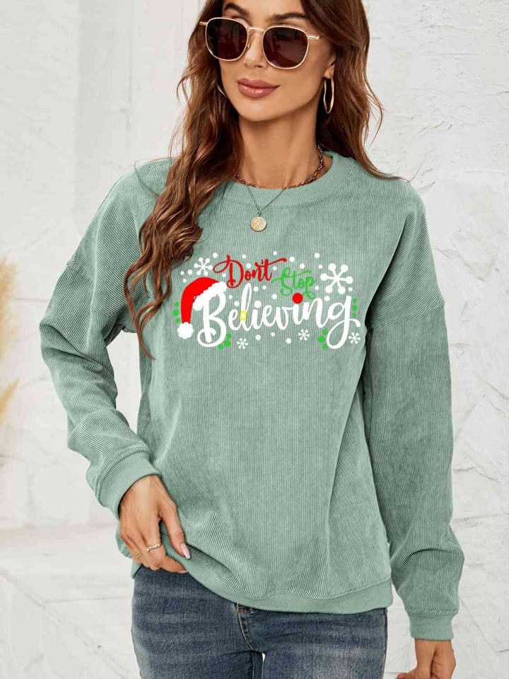 Stilla | Stop Believing Graphic Sweatshirt