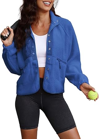 Stilla | Varm Fleece Jakke med Lommer