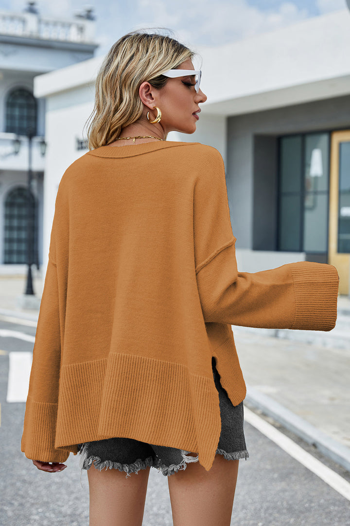 Stilla | Lav Slids Rund Hals Langærmet Sweatshirt