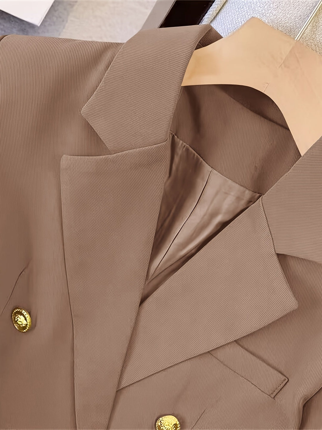 Stilla | Elegant Business Slim Blazer med gyldne knapper Ideel til alle årstider