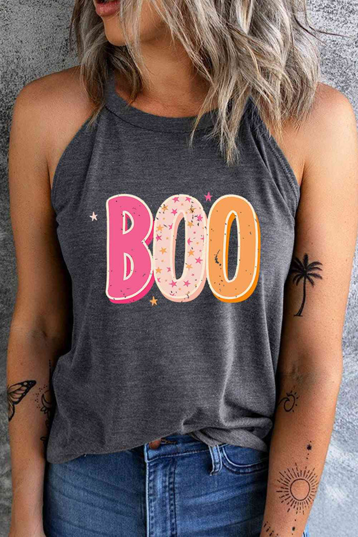 Stilla | Neck Uden Ærmer Boo Grafisk Tank Top