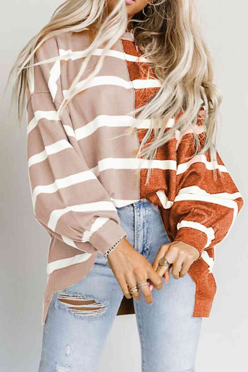 Stilla | Dropped Shoulder Rund Hals Bluse