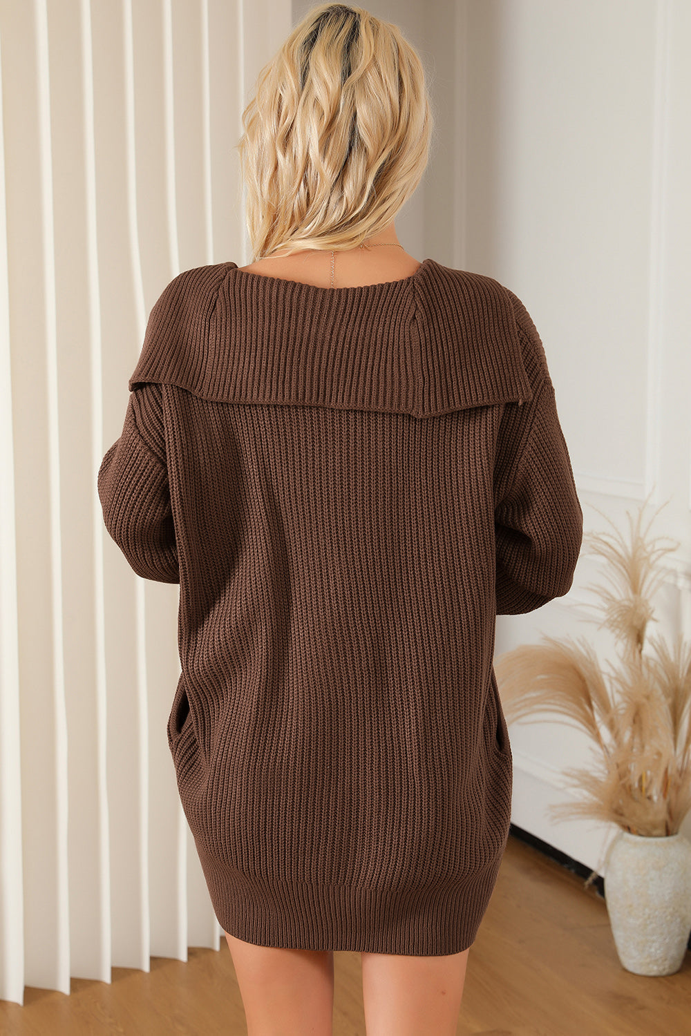 Stilla | V Hals Knap Nede Faldet Skulder Cardigan