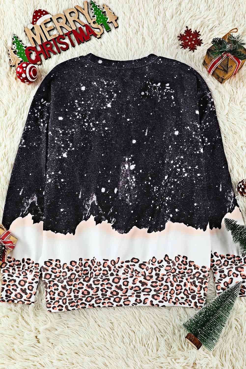 Stilla | Grafisk Leopard Sweatshirt