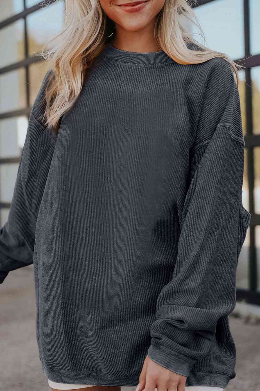 Stilla | Rund Hals Drop Shoulder Sweatshirt