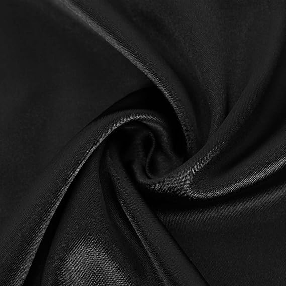 Dame Satin T-shirt med Elegant Vandfald-Udsnit og Enkle Detaljer Skovae