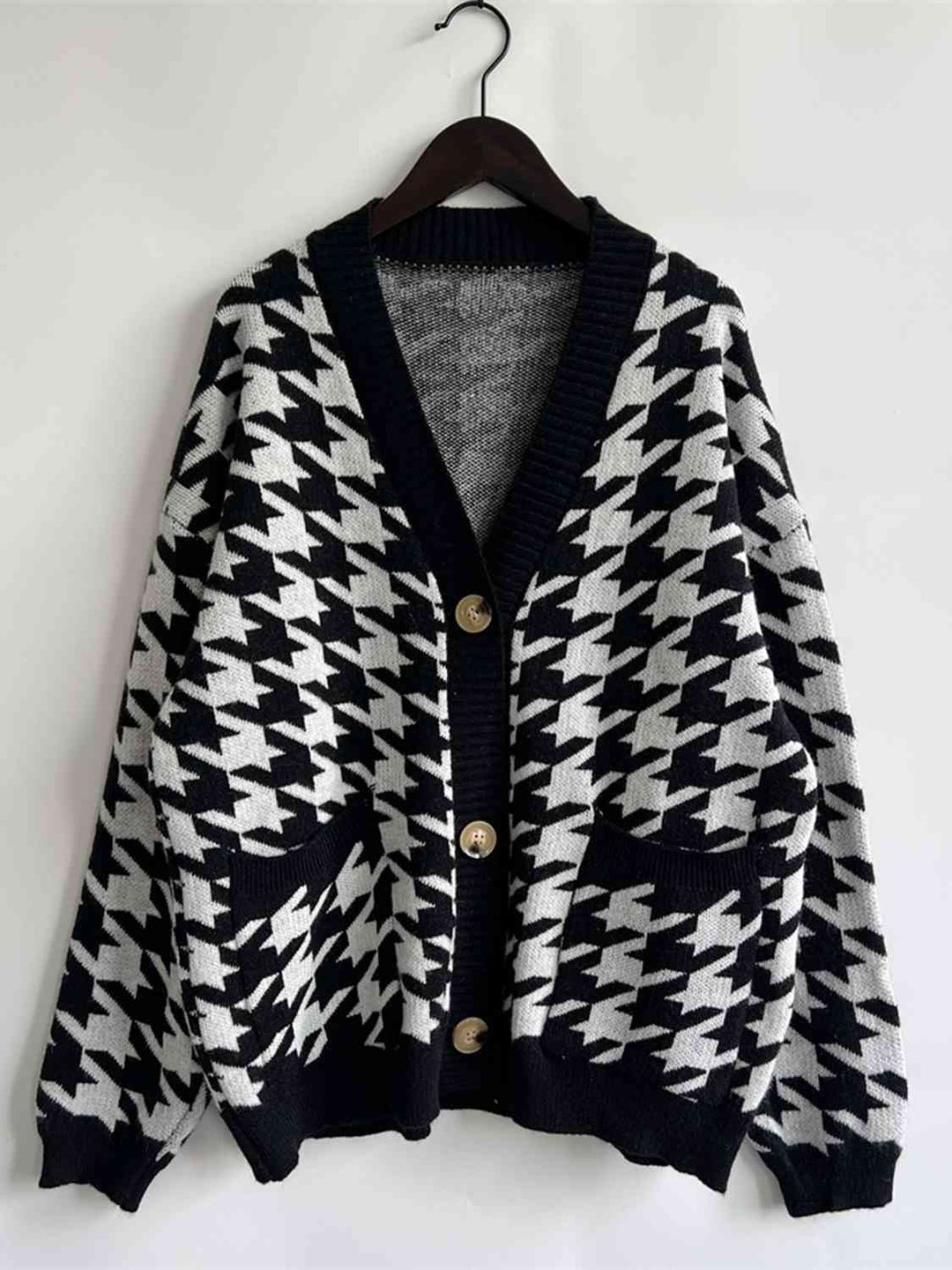 Stilla | Knap Front Cardigan Med Lommer
